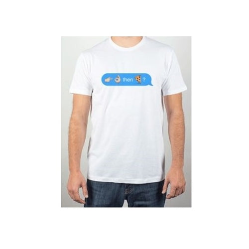 Pizza Emoji Tshirt White - Medium