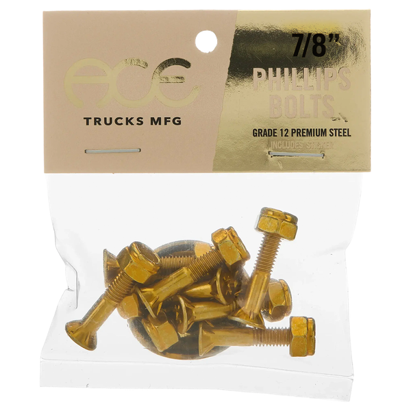 ACE 7/8" PHILLIPS HARDWARE SET GOLD