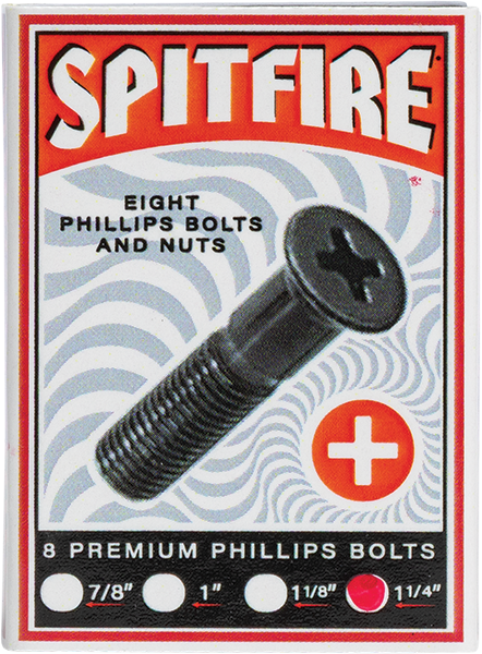 SPITFIRE PHILLIPS HARDWARE SET 1 1/4"