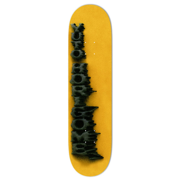 APRIL HORIGOME STAMP SKATEBOARD DECK-8.0 ORANGE