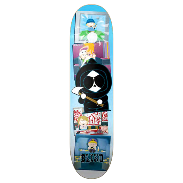 BLIND KENNY DEATH SKATEBOARD DECK-8.25 MULTI