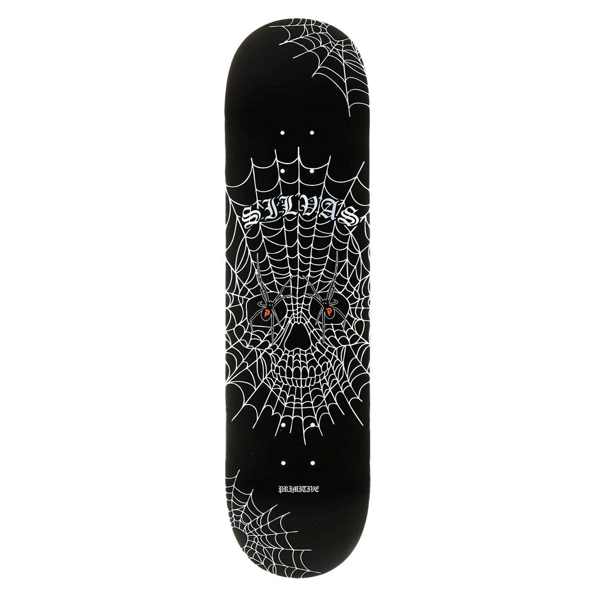 PRIMITIVE SILVAS ATTIC SKATEBOARD DECK-8.25 BLACK
