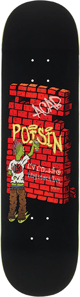 TOY MACHINE COLLINS TAGGER SKATEBOARD DECK 8.25