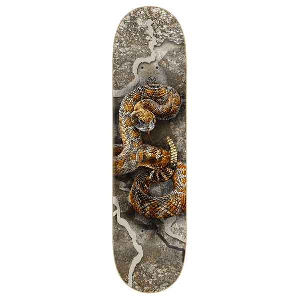 ZERO BURLEIGH REALTREE RATTLESNAKE SKATEBOARD DECK-8.5 CAMO
