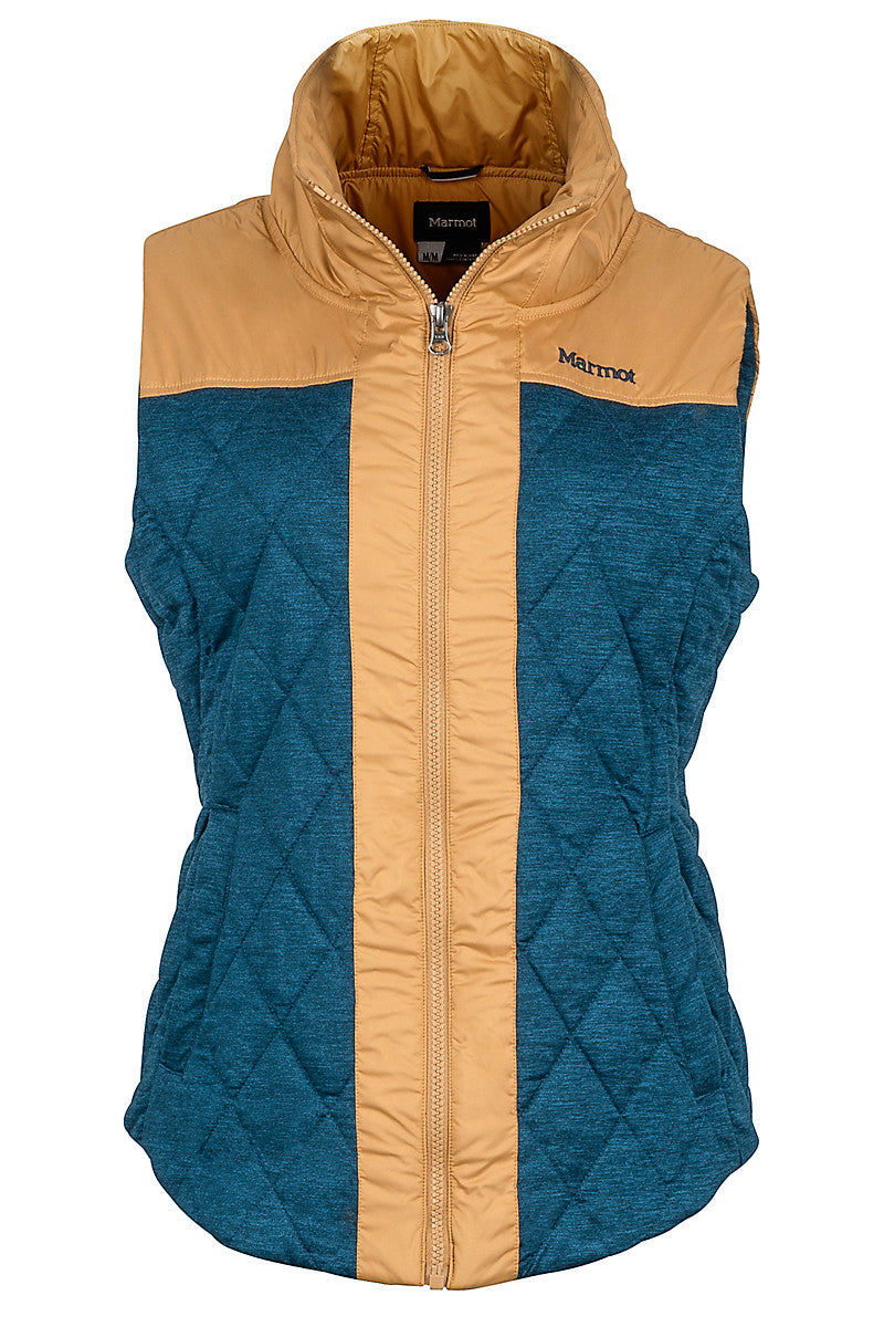 Marmot Abigal Vest Womens Denim Heather Tan XS