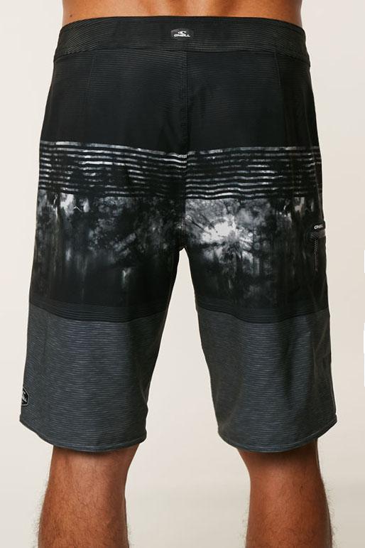 Oneill HyperFreak Trunks Mens Black White Grey 30