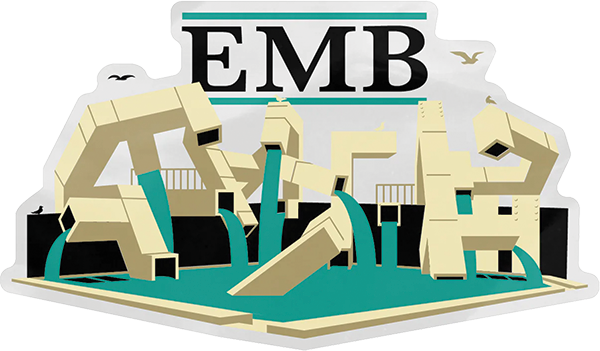 REAL EMB MED 4" DECAL SINGLE