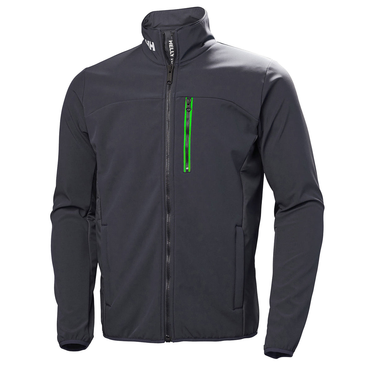 Helly Hansen Crew SoftShell Jacket Mens Graphite Blue