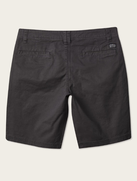 Oneill Jay Stretch Chino Shorts Dark Charcoal 31