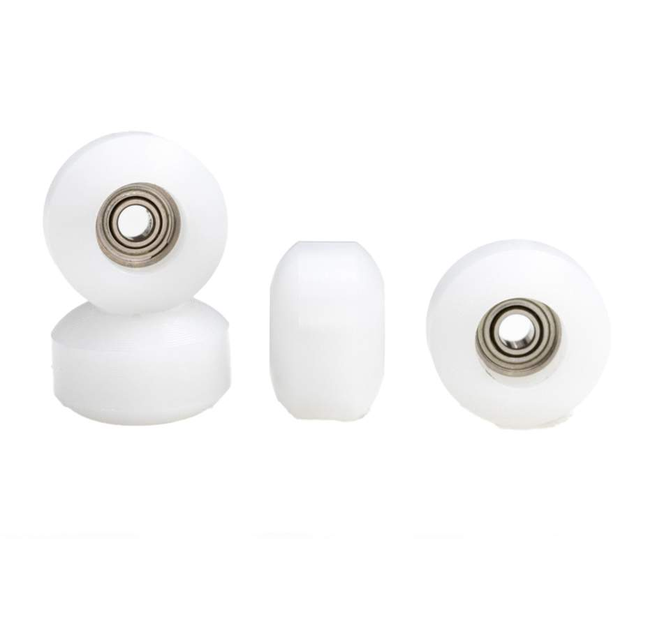 Blackriver Pro Fingerboard Wheels Blank White 7.75mm