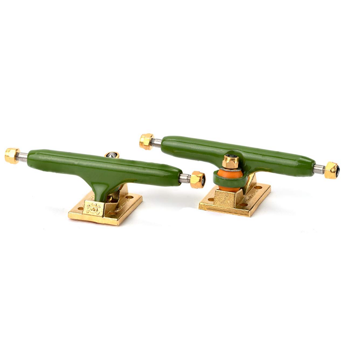 Blackriver Pro Fingerboard Trucks BRTs 3.0 Gold Green 34mm