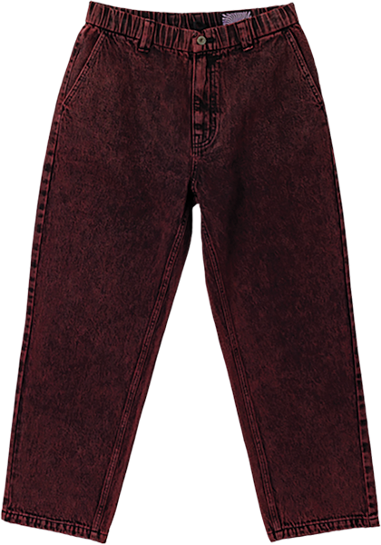 SPITFIRE ETERNAL DENIM PANTS 38 RED OVERDYE
