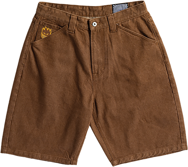 SPITFIRE BIGHEAD DENIM SHORTS M-BROWN