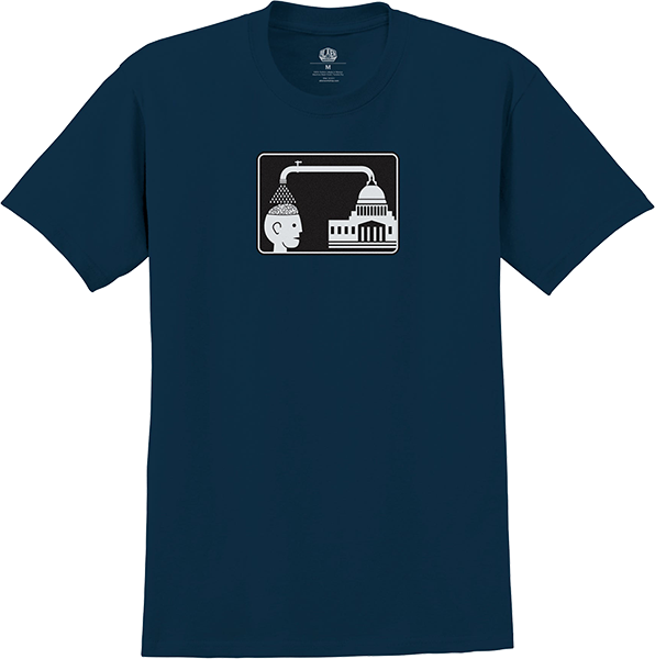 ALIEN WORKSHOP BRAINWASH SS TSHIRT MEDIUM NAVY