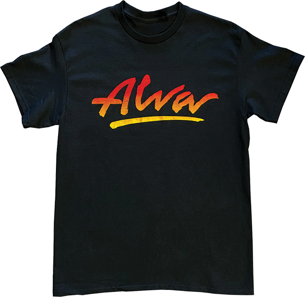 ALVA OG FLAME LOGO SS TSHIRT MEDIUM BLACK