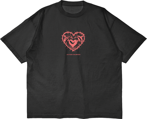 JACUZZI DOLPHIN LOGO SS TSHIRT XLARGE BLACK