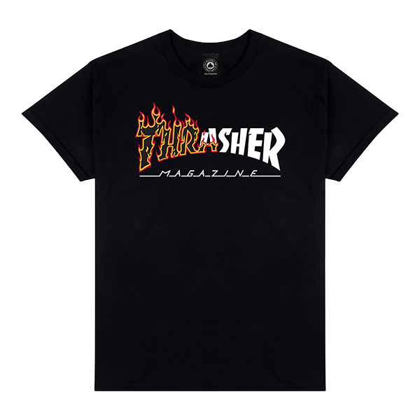 THRASHER IGNITE SS TSHIRT XXLARGE BLACK