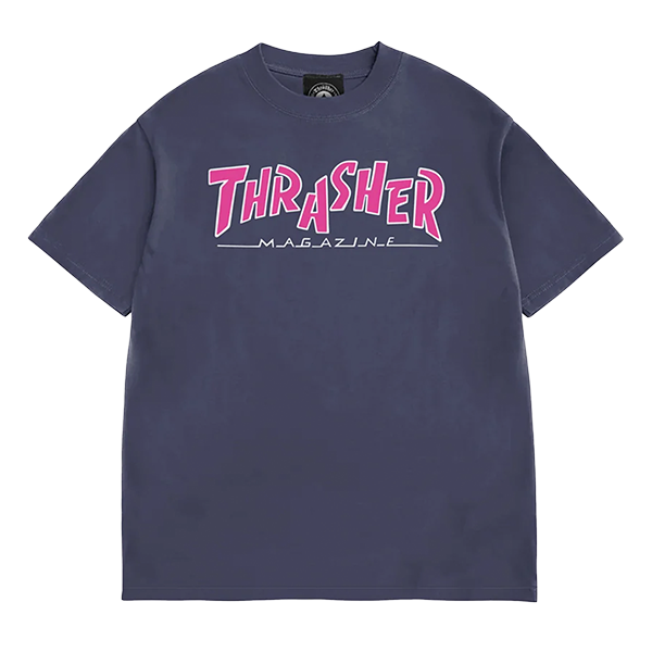 THRASHER PARRA MAG VINTAGE SS TSHIRT XLARGE NAVY