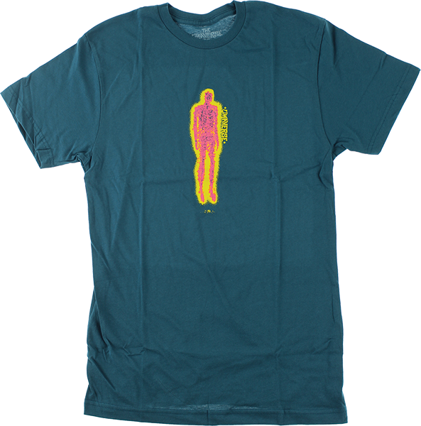 UMAVERSE PARTICAL MAN SS TSHIRT LARGE OCEAN BLUE