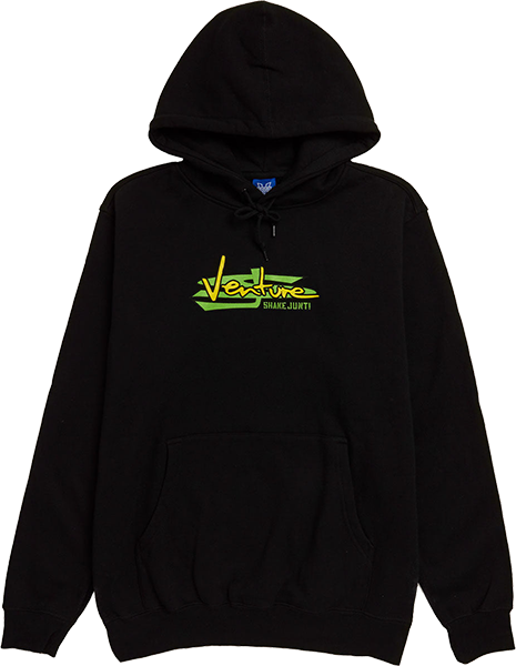 VENTURE SHAKE JUNT PAID HOODIE SWEATSHIRT LARGE BLACK