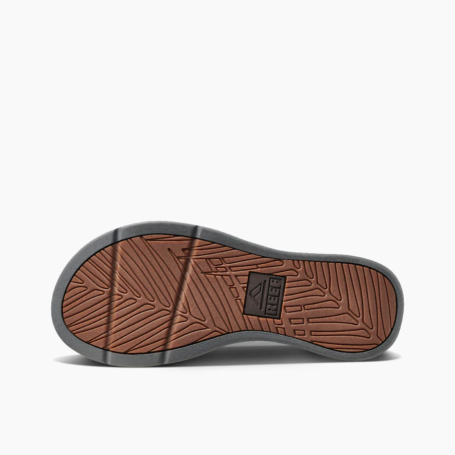 Reef Santa Ana Sandals Mens Grey Tan