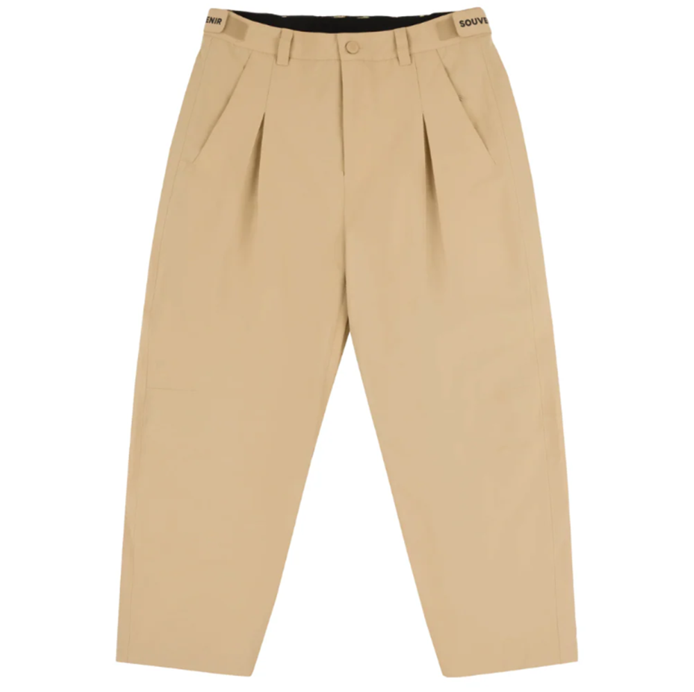 Souvenir Pleated Chino Snow Pants Mens British Khaki XL