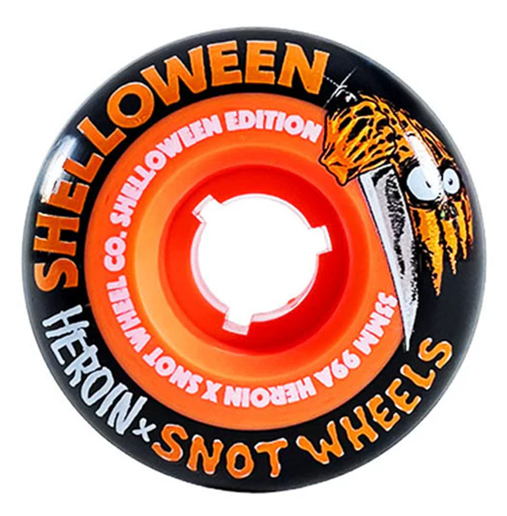 Snot Shelloween Wheels Set Black Orange 55mm/99a