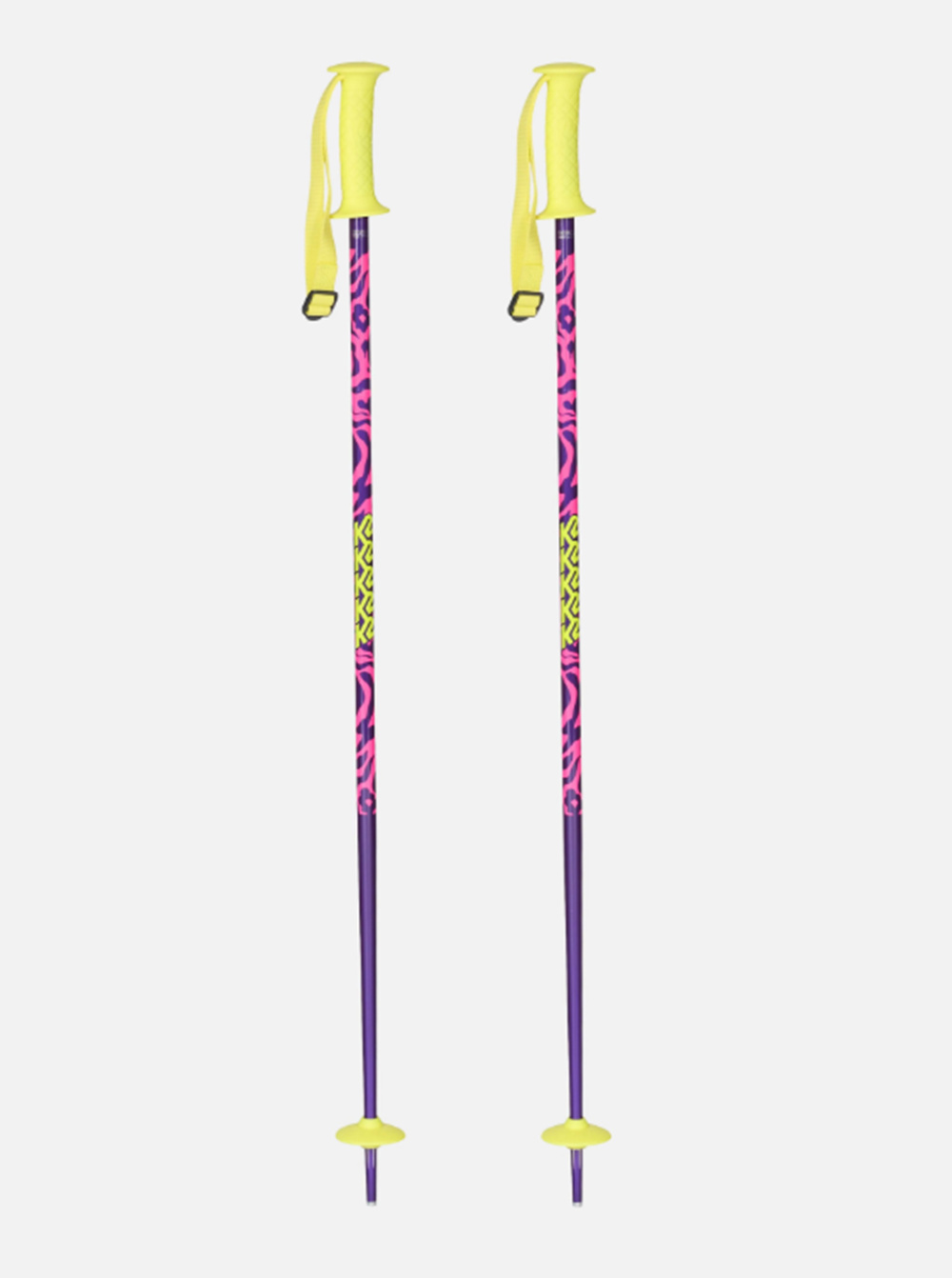 K2 Charm Youth Ski Poles 2026 Purple 38in