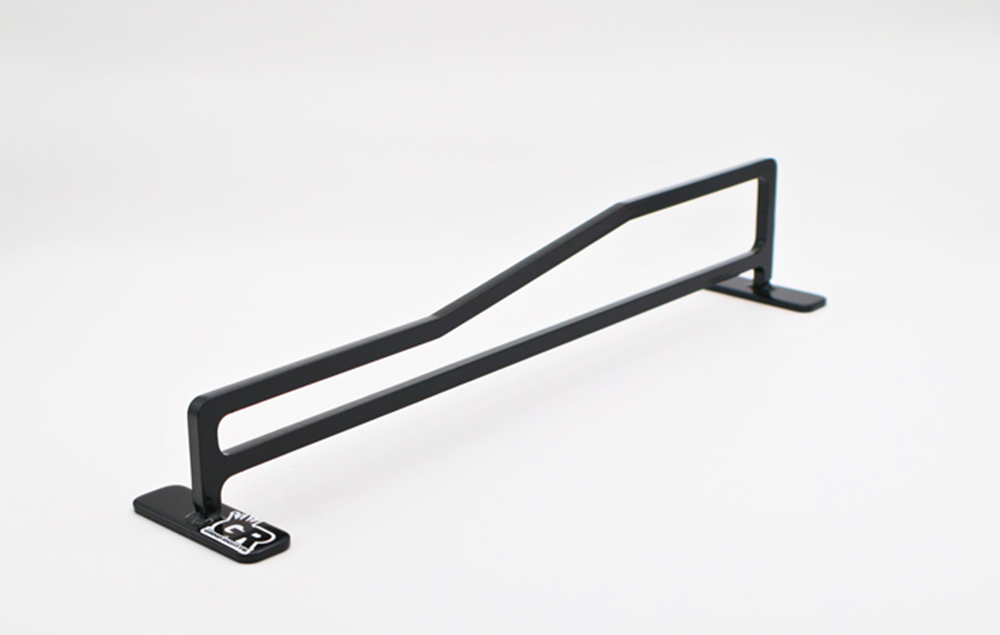 GrindRight Fingerboard Kinked Rail Black 12inch