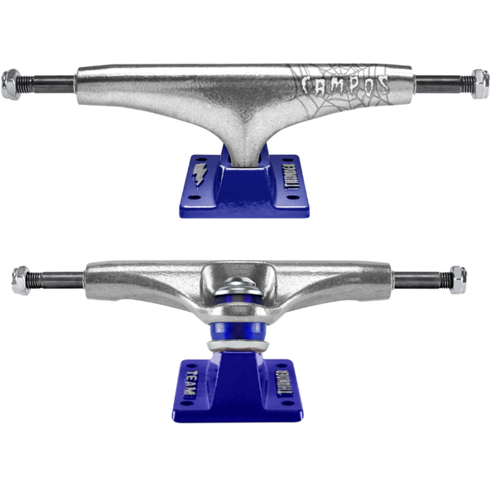 Thunder Campos Menace Inverted Trucks Silver Blue 148