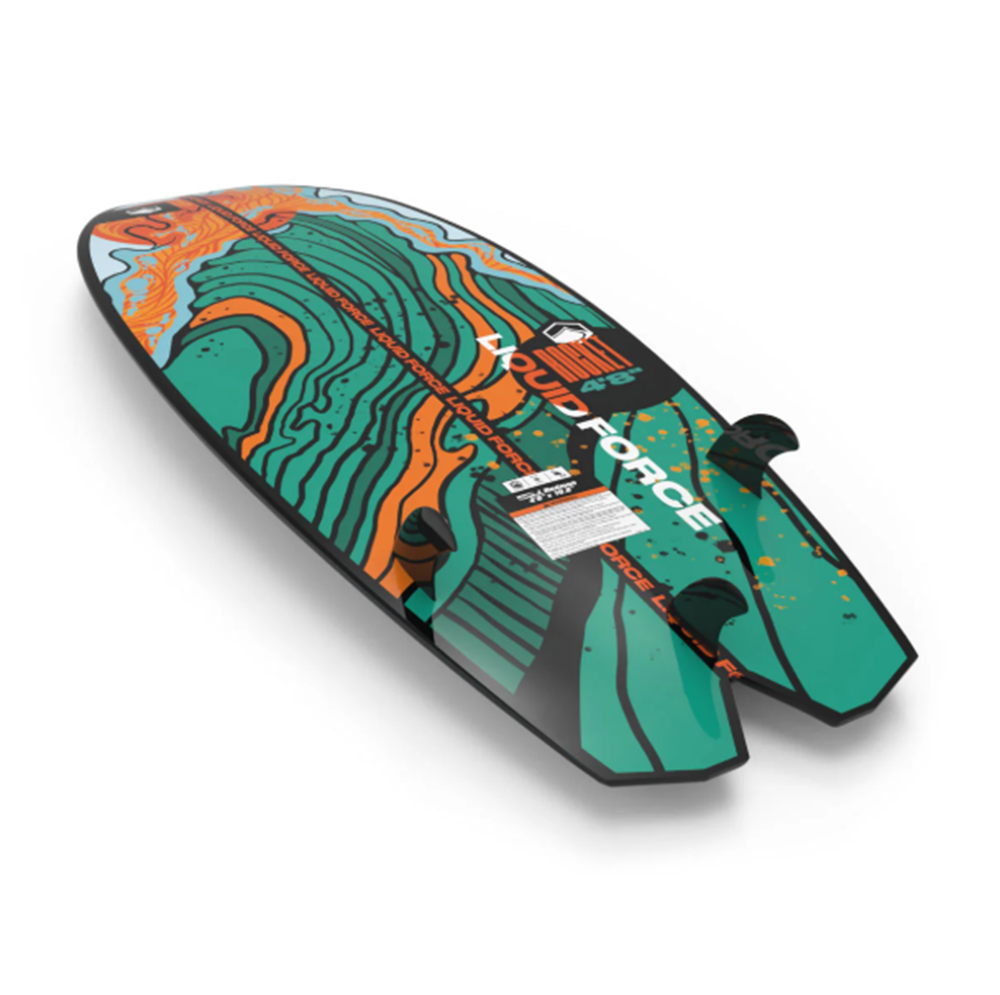 Liquid Force Rocket Wakesurf 2026 Orange Aqua 5'4"