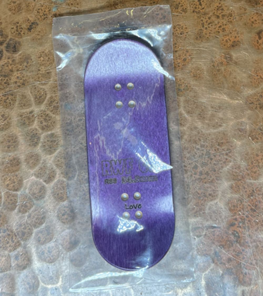 Red Wolf Culture Fingerboard Deck Yellow 34.5 x 94 RSS