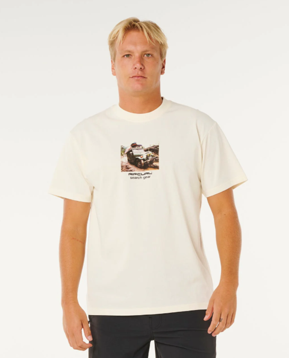 Rip Curl Searching Rig Tshirt Bone M