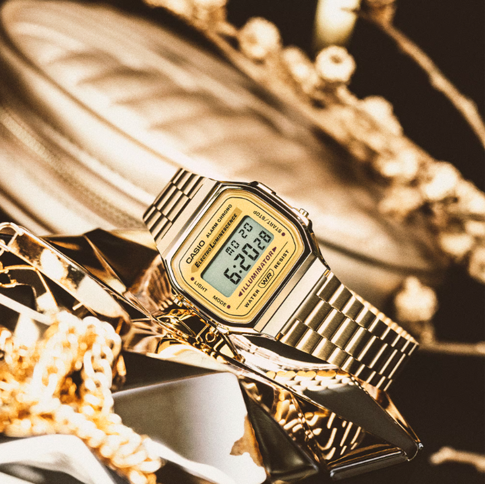 CASIO A168WG-9VT Watch Gold