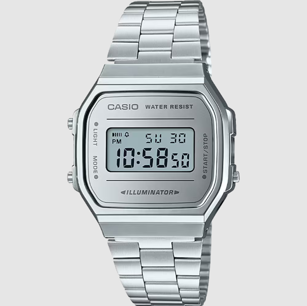 CASIO A168WEM-7VT Watch Silver