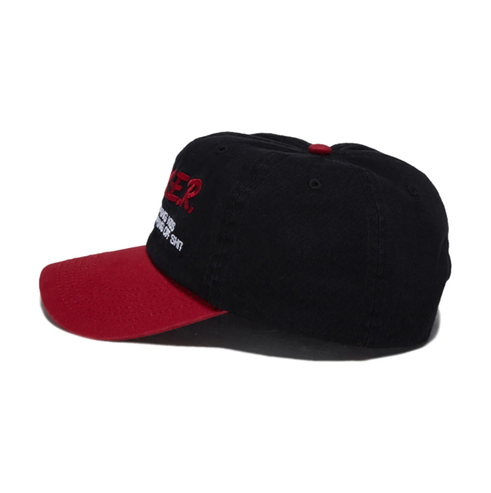 Baker Narc Dad Cap Black Red One Size