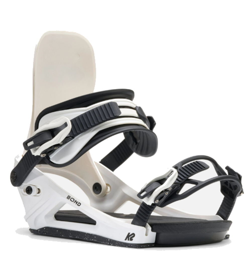 K2 Bond Snowboard BIndings 2627 White Large