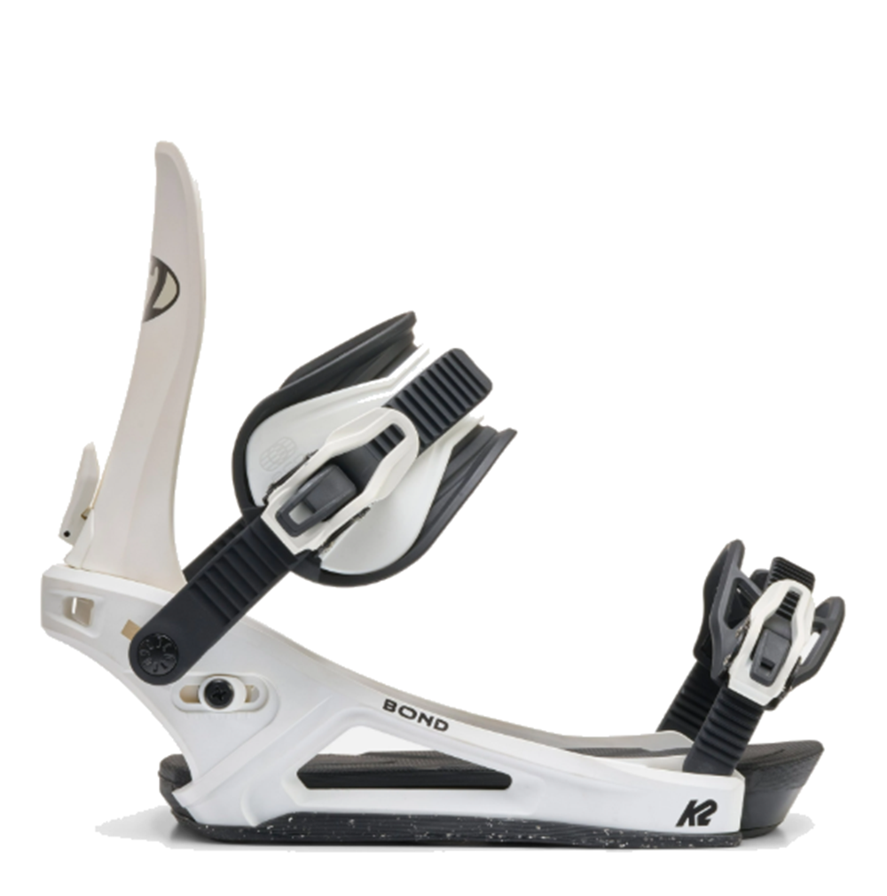 K2 Bond Snowboard BIndings 2627 White Large