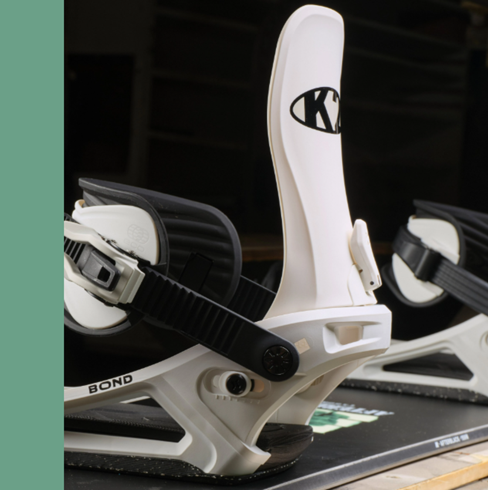 K2 Bond Snowboard BIndings 2627 White Large