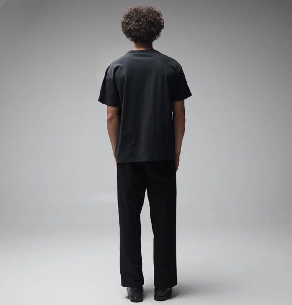 Former Engineered SS Tshirt Washed Black
