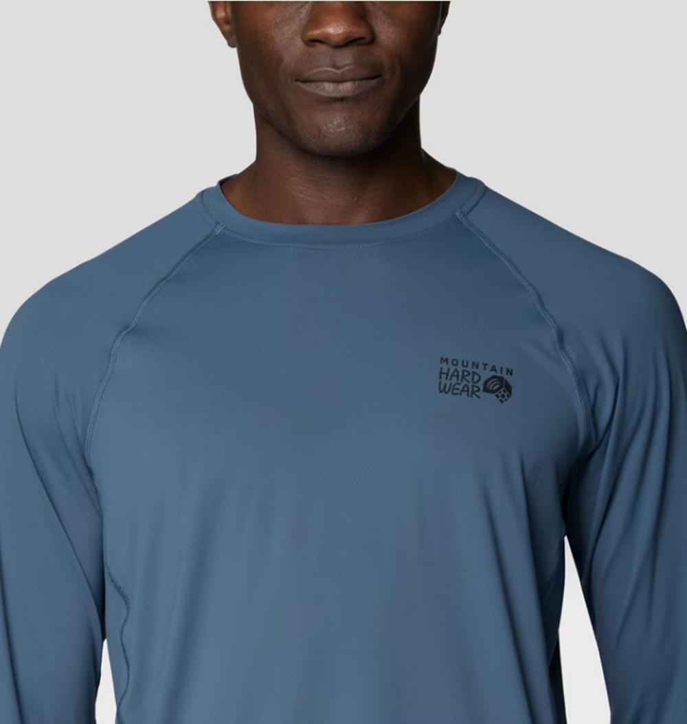 Mountain Hardwear Crater Lake LongSleeve Mens Astral Blue