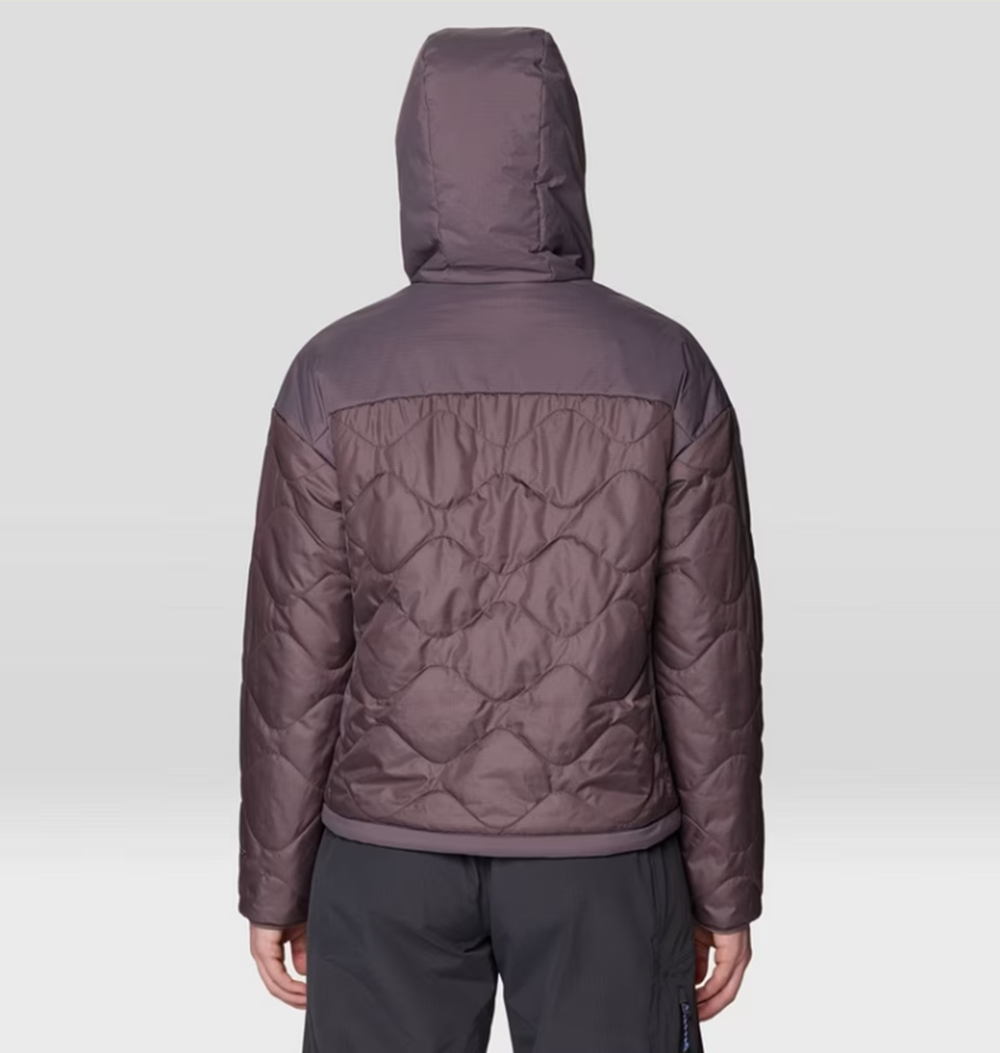 Mountain Hardwear Apres Pro Insulated Hooded Jacket Womens Purple Sage