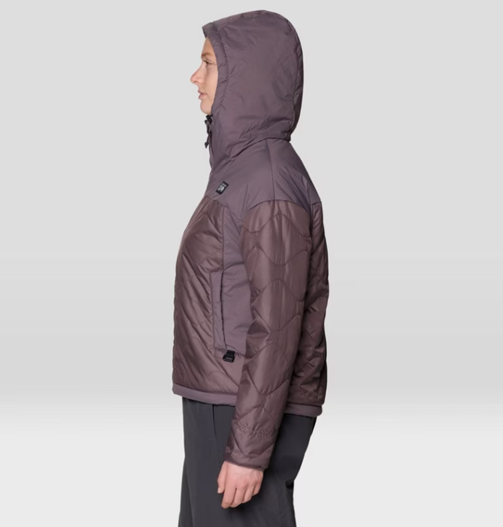 Mountain Hardwear Apres Pro Insulated Hooded Jacket Womens Purple Sage