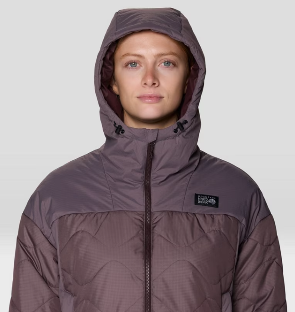 Mountain Hardwear Apres Pro Insulated Hooded Jacket Womens Purple Sage