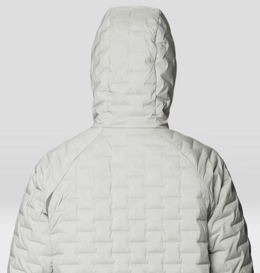 Mountain Hardwear Stretchdown Light Hooded Jacket Womens Gamma Grey