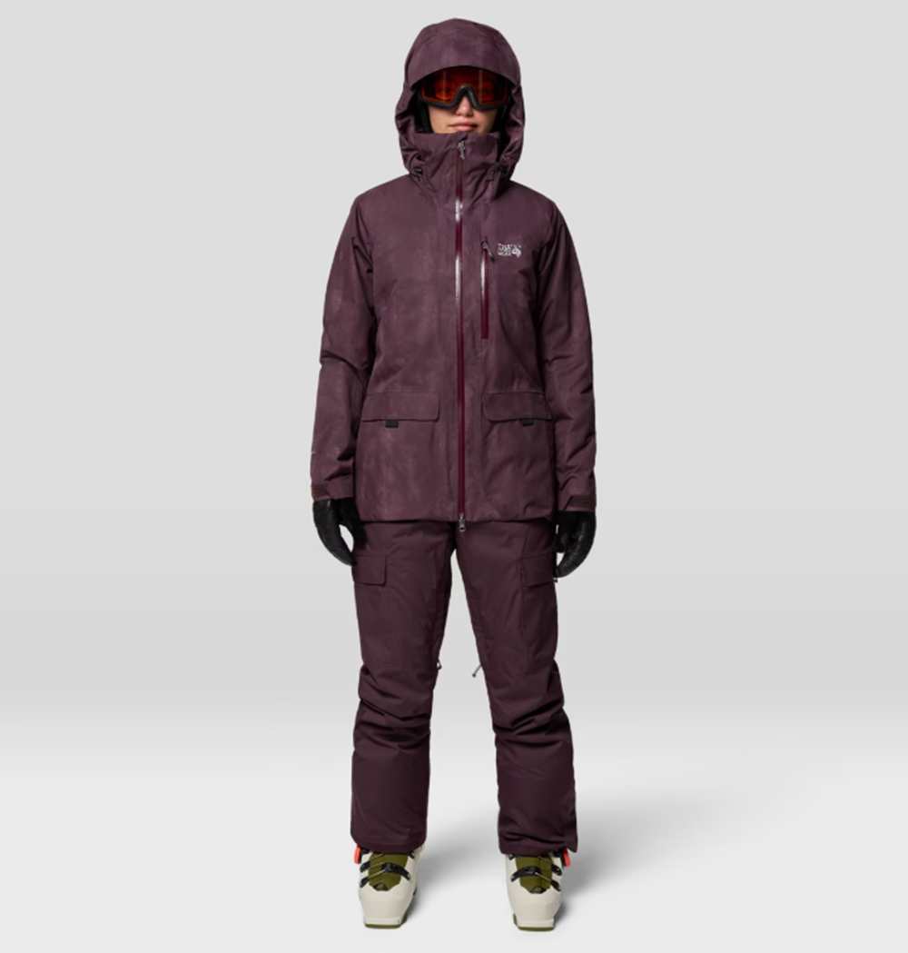 Mountain Hardwear Wmns Fireball Bibs Womens Mulberry