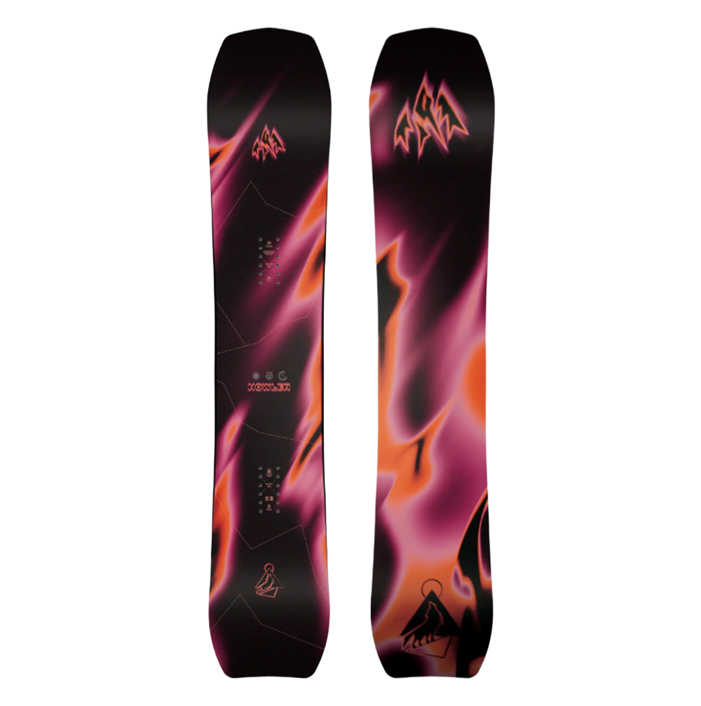 Jones Howler Snowboard 2027 Womens Black Pink 145