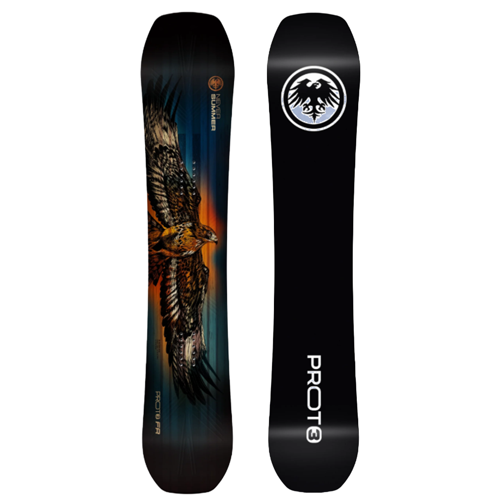 Never Summer Proto T3 FR Snowboard 2027 Dark Blue Orange 156
