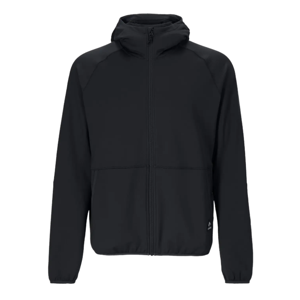 Jones Flagship Grid Fleece Hooded Jacket Mens Black L