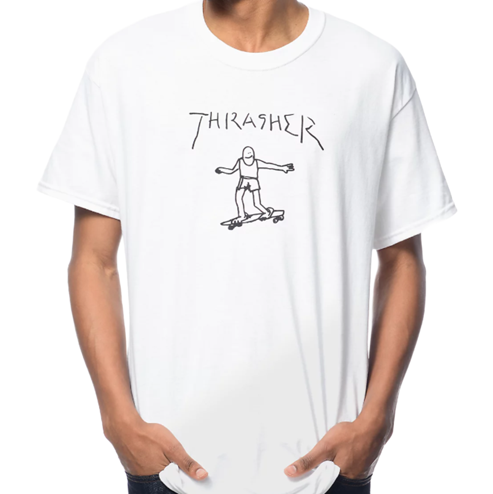 Thrasher Gonz Logo Tshirt White Small
